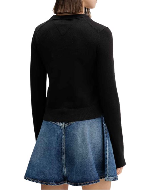 Maglione in cotone con logo Tommy Jeans | DW0DW22930BDS